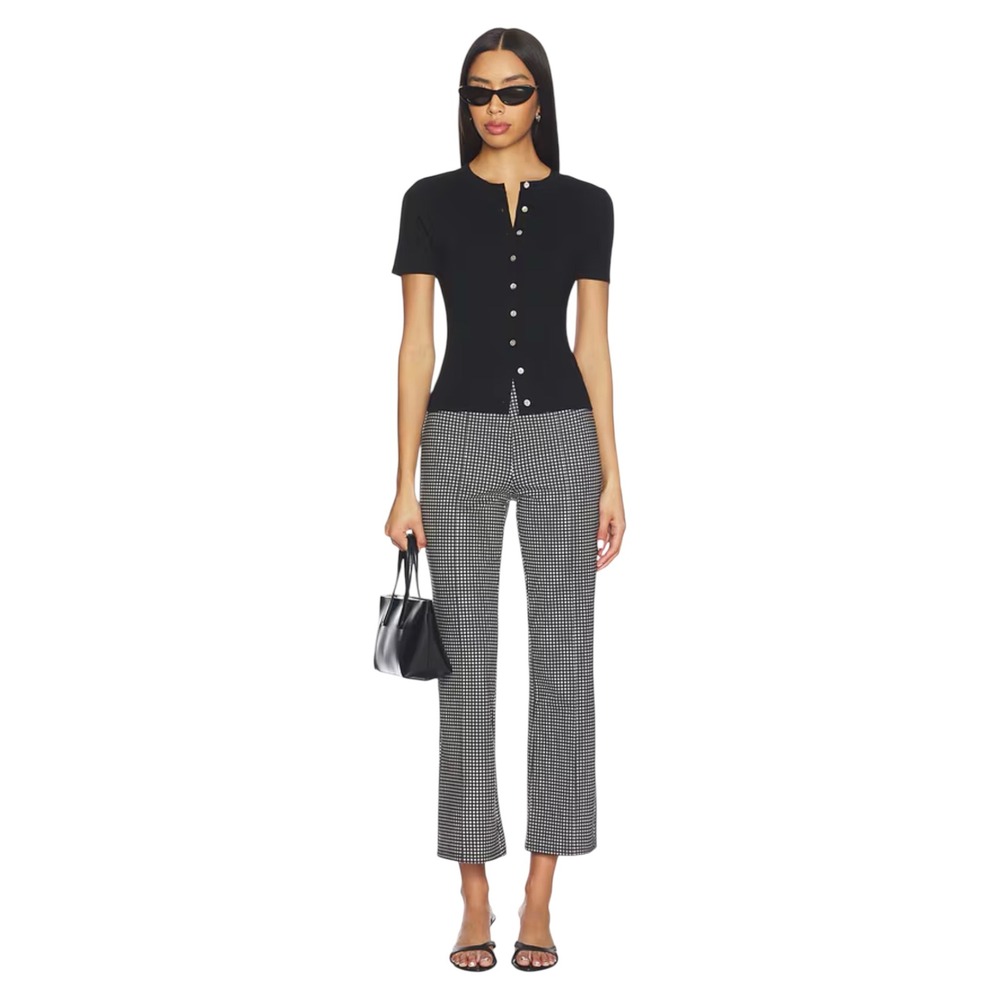 NEW RAILS Auray Pant in Black Gingham Size Medium NWT